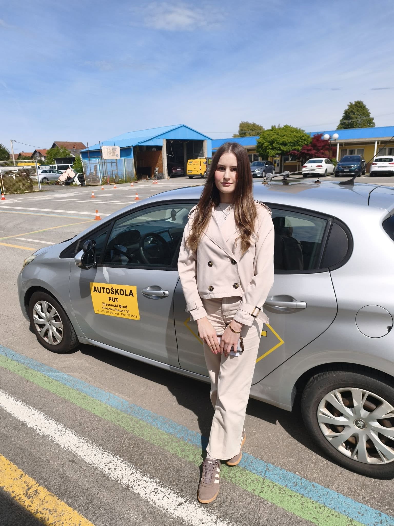 Matea Labađuk – uspješno položen vozački ispit, Autoškola PUT