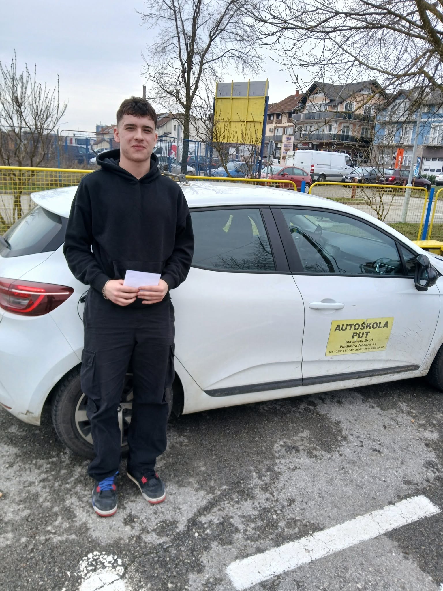 Mateo Mumic – uspješno položen vozački ispit, Autoškola PUT
