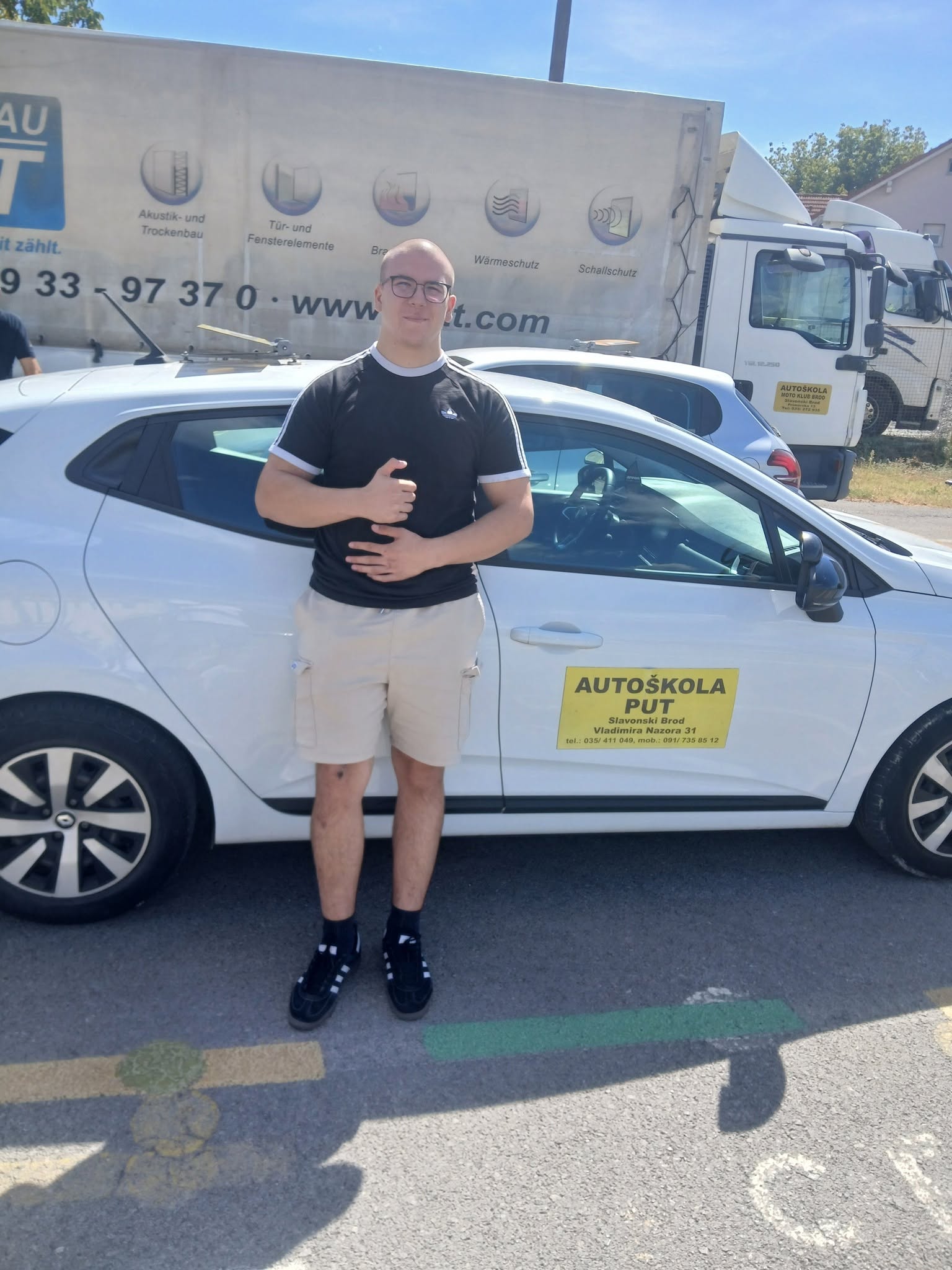 Sandrino Šimunović – uspješno položen vozački ispit, Autoškola PUT