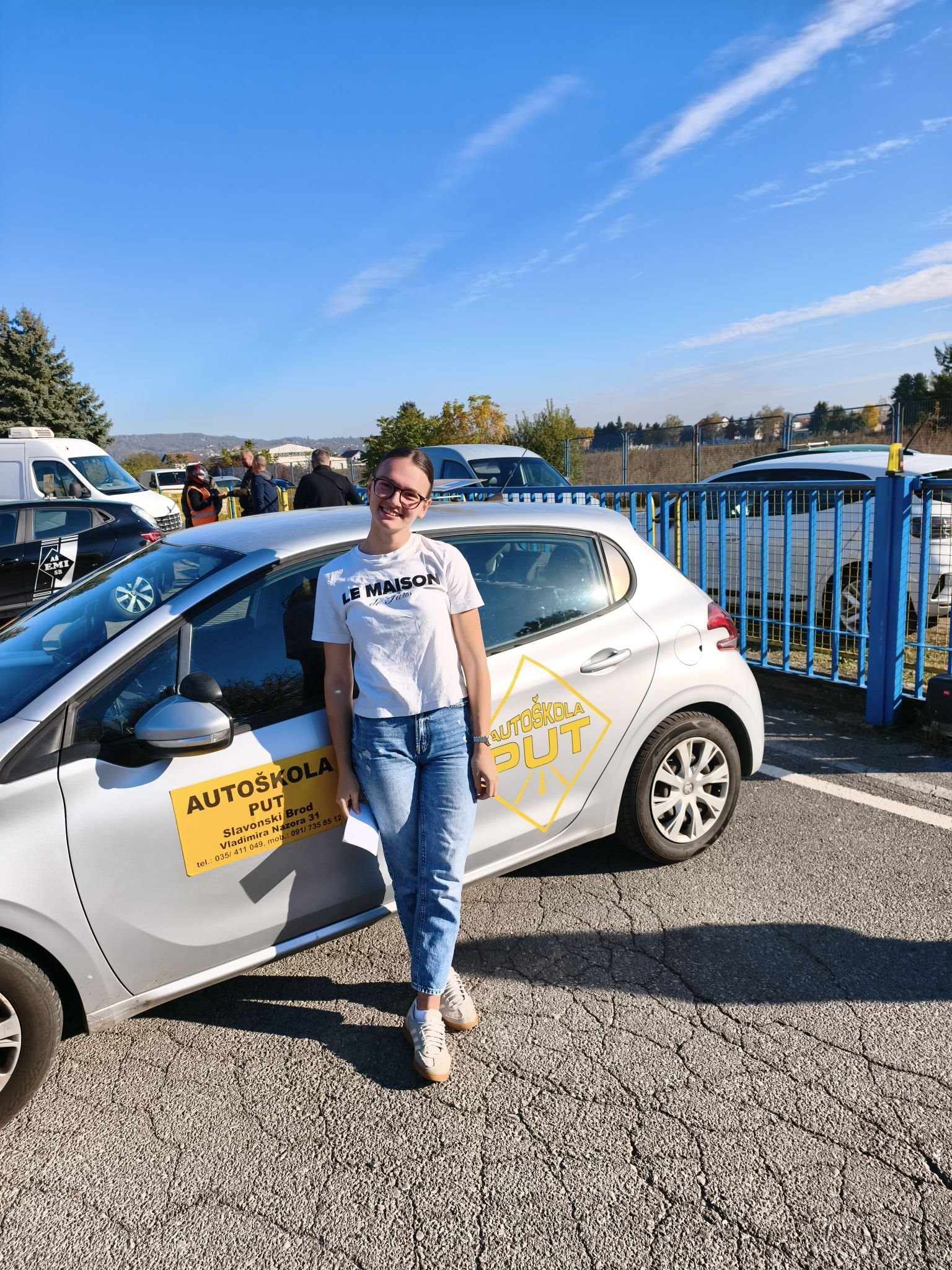 Tena Trtanj – uspješno položen vozački ispit, Autoškola PUT